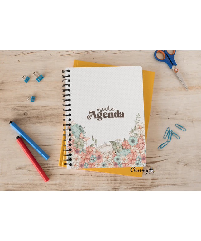 Agenda 2024 Personalizável Gratidão Branca - Bee my Gift