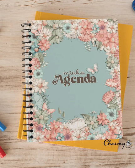 Agenda 2024 Personalizável Gratidão Turquesa - Bee my Gift