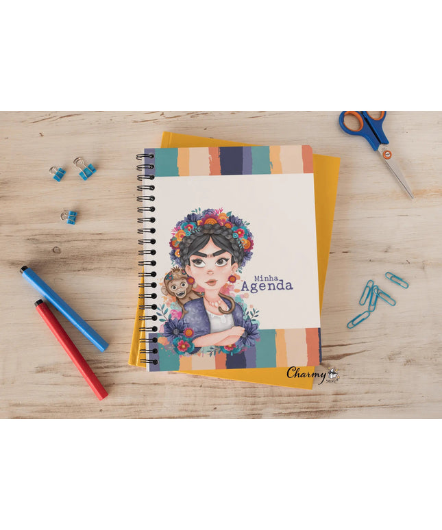 Agenda Personalizável Frida Branco - Bee my Gift