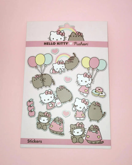 Autocolantes reutilizáveis Hello Kitty and Pusheen the Cat - Bee my Gift