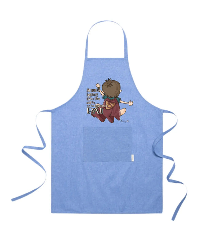 Avental Azul Pai Herói 003 - Bee my Gift