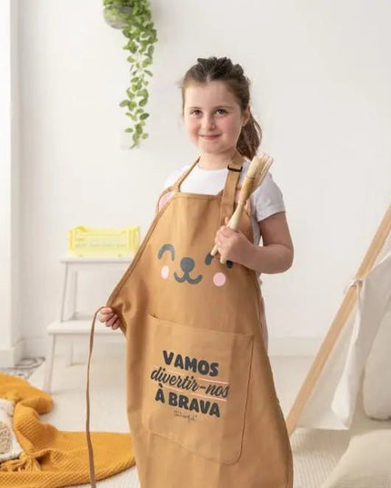 Avental Infantil - VAMOS DIVERTIR - NOS À BRAVA - Bee my Gift