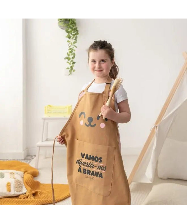 Avental Infantil - VAMOS DIVERTIR - NOS À BRAVA - Bee my Gift