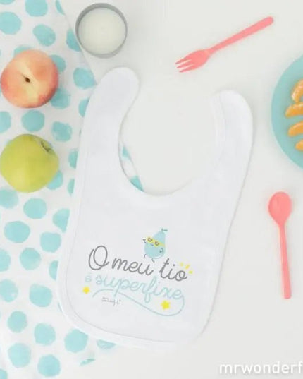Babete com a mensagem "O meu tio é superfixe" - Bee my Gift