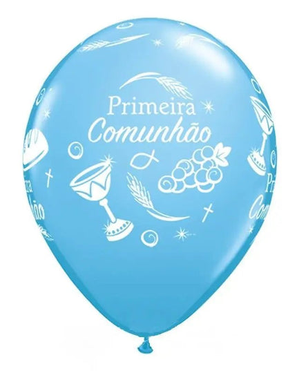 Balão Primeira Comunhão Azul 11 - Bee my Gift
