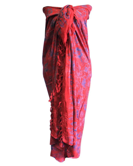 Bali Block Print Sarong - Tropical (4 Assorted Colours) - Bee my Gift