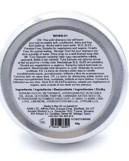 Barra de Champô Sólido Vegan Wild Hare 60g - Champô Sólido Vegan - Bee my Gift