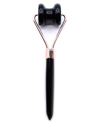 Black Obsidian Jawline Roller for Gemstone Therapy - Bee my Gift