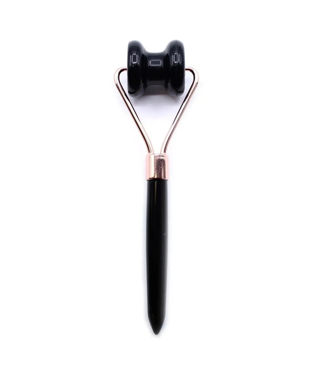 Black Obsidian Jawline Roller for Gemstone Therapy - Bee my Gift
