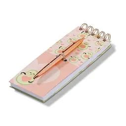 Bloco de Notas com Esferográfica, Abacate - Bee my Gift