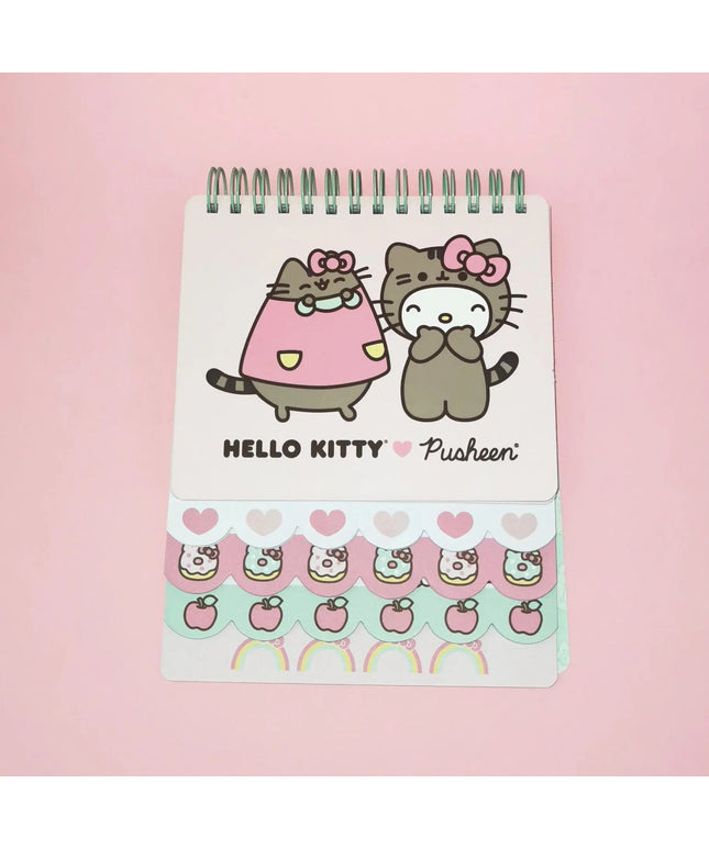 Bloco decorado Hello Kitty and Pusheen the Cat - Bee my Gift