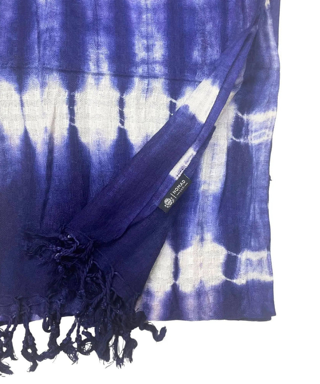 Boho Java Art Stole/Scarf - Indigo Stripes - 62x200cm - Bee my Gift