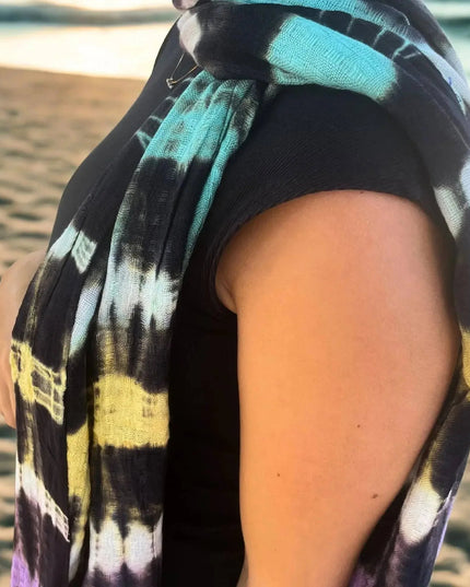 Boho Java Art Stole/Scarf - Multi Stripes - 62x200cm - Bee my Gift