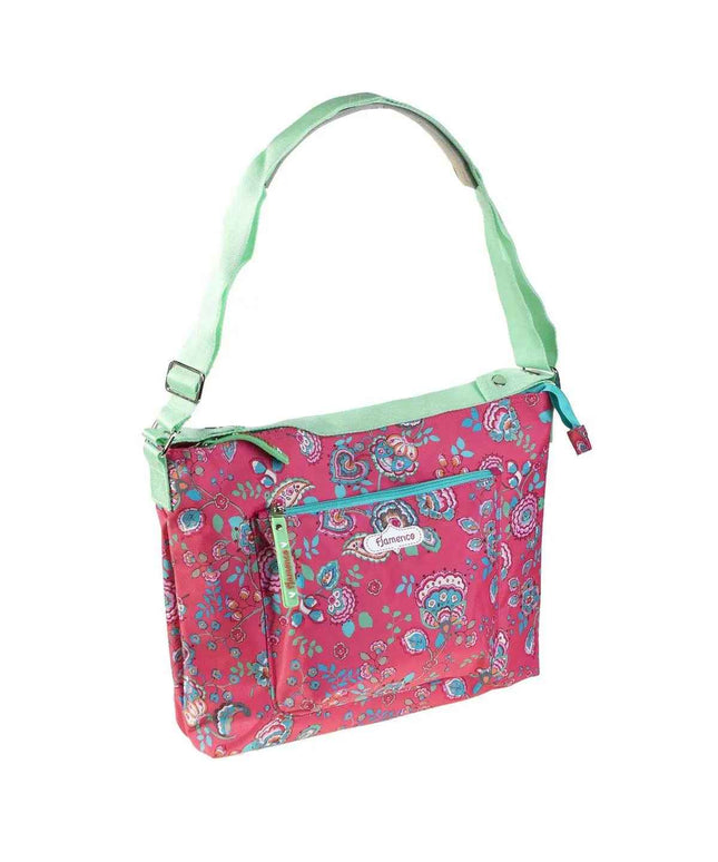 Bolsa com alças com Flores by BUSQUETS