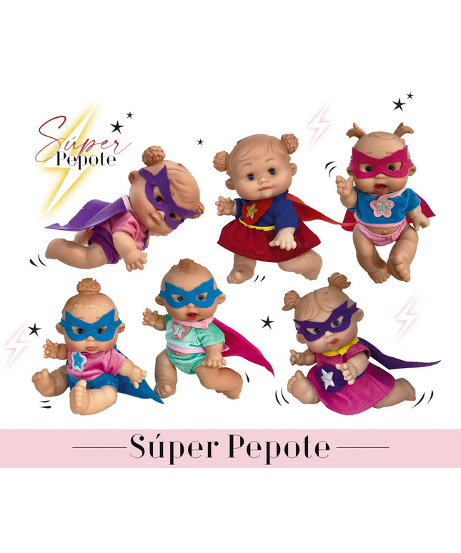 Bonecas Pepotes Super Heróis - Bee my Gift