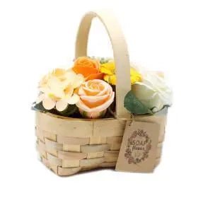Bouquet Flores Rosa Laranja Sabão - Bee my Gift