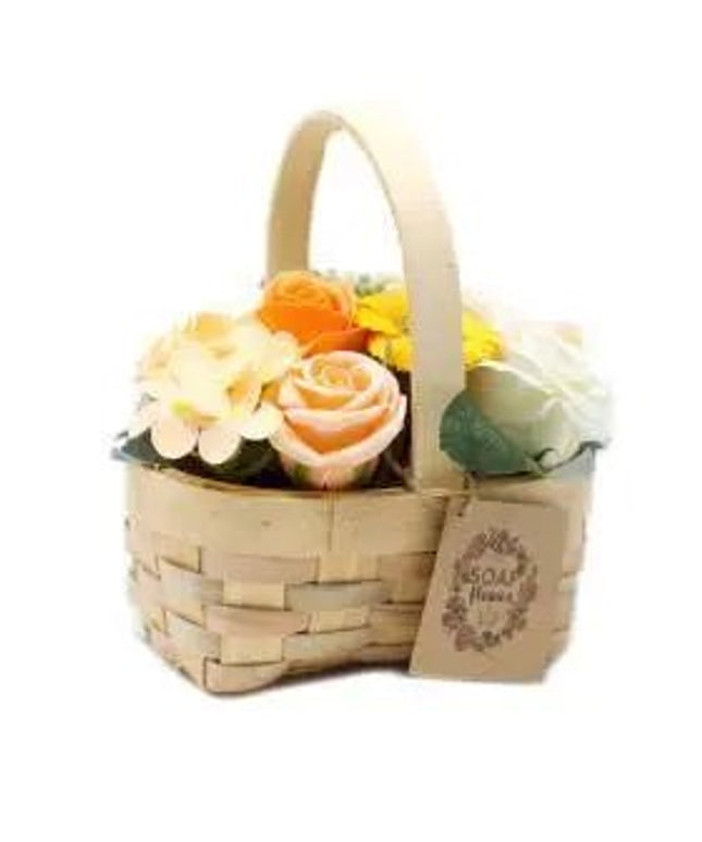 Bouquet Flores Rosa Laranja Sabão - Bee my Gift