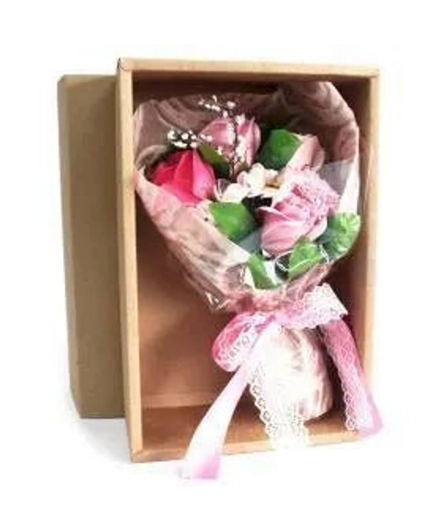 Bouquet Flores Rosa Sabão - Bee my Gift
