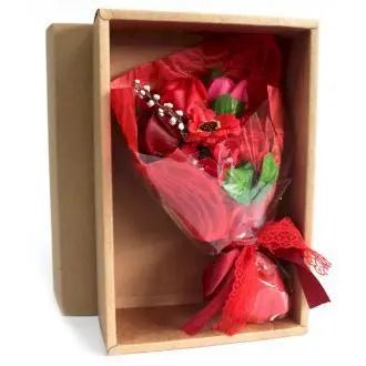 Bouquet Flores Vermelhas Sabão - Bee my Gift