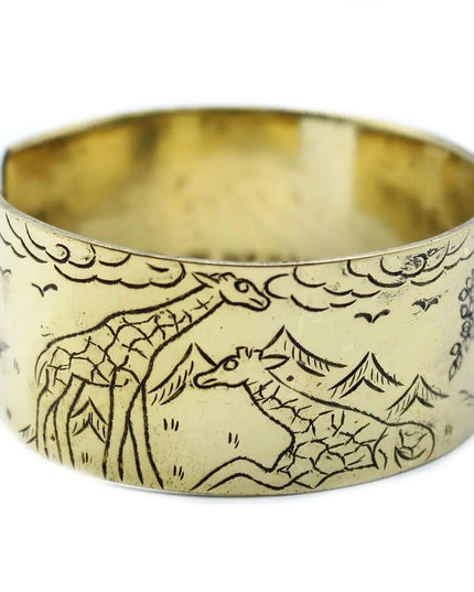 Brass Tibetan Mantra Bracelet - Tree of Life - Bee my Gift