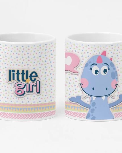 Caneca Cerâmica Dino Girl 014 - Bee my Gift