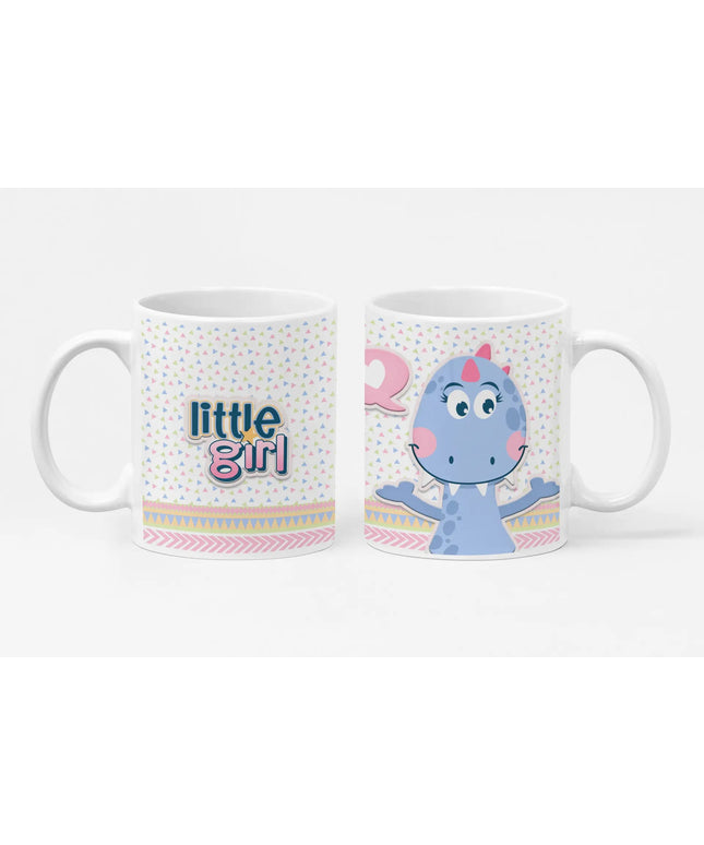 Caneca Cerâmica Dino Girl 014 - Bee my Gift