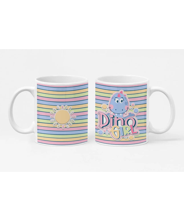 Caneca Cerâmica Dino Girl 016 - Bee my Gift