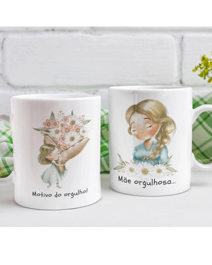 Caneca Cerâmica Mãe 093 - Bee my Gift