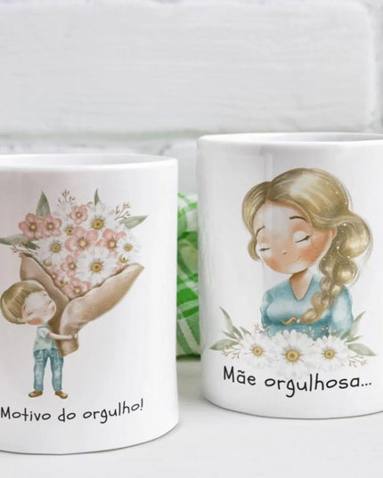 Caneca Cerâmica Mãe 094 - Bee my Gift