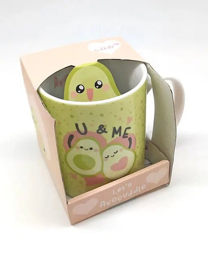 Caneca Com Caixa de Oferta Abacate - Bee my Gift