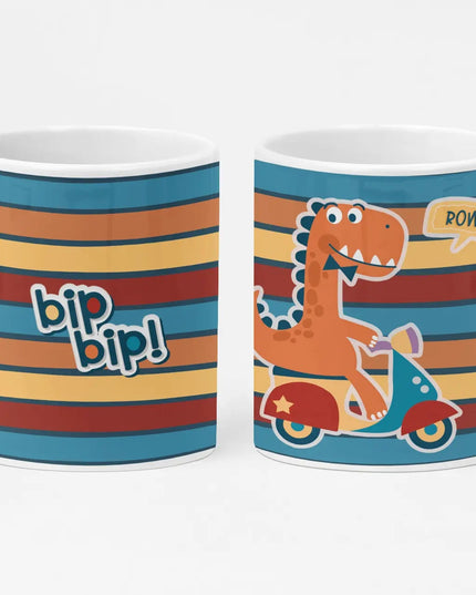 Caneca de Cerâmica Dino Boy 008 - Bee my Gift