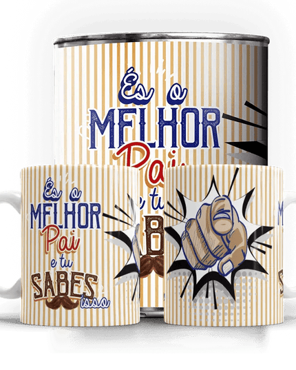 Caneca Dia do Pai "És o melhor Pai" - Bee my Gift