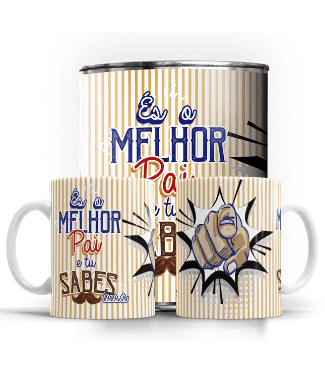 Caneca Dia do Pai "És o melhor Pai" - Bee my Gift