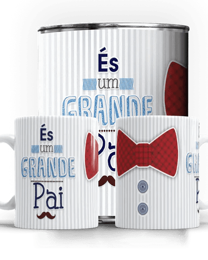 Caneca Dia do Pai " És um grande Pai" - Bee my Gift