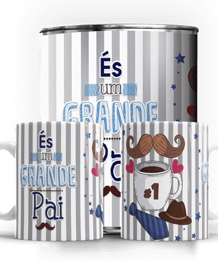 Caneca Dia do Pai " És um grande Pai" - Bee my Gift