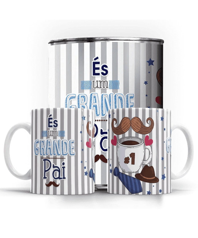 Caneca Dia do Pai " És um grande Pai" - Bee my Gift