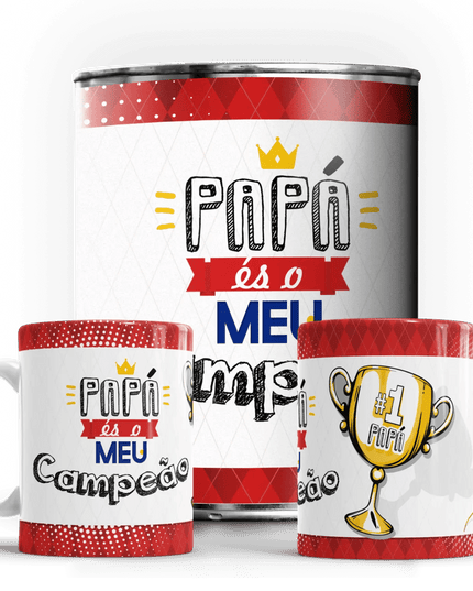 Caneca Dia do Pai "Papá és o meu Campeão" - Bee my Gift