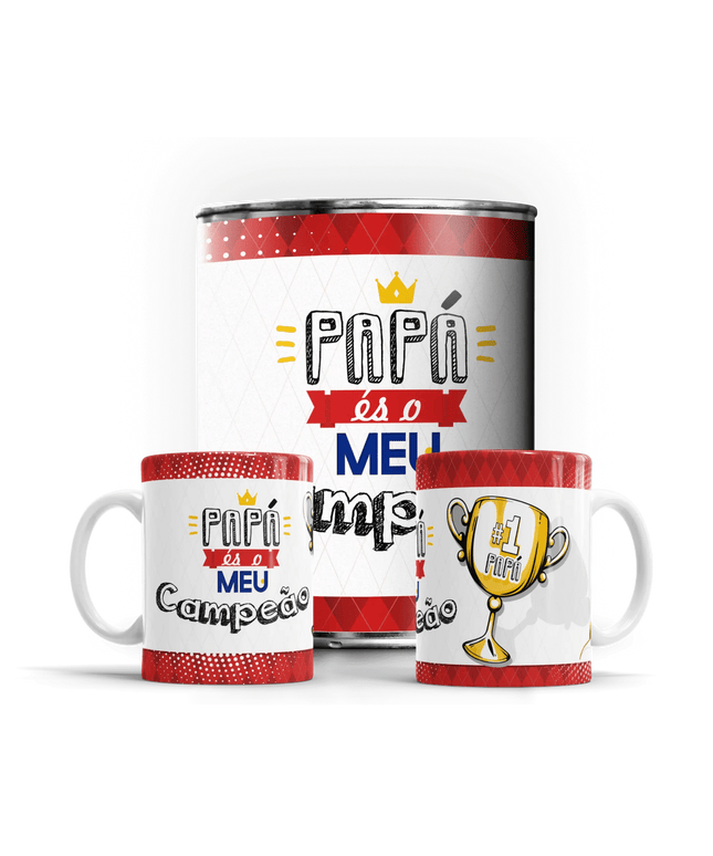 Caneca Dia do Pai "Papá és o meu Campeão" - Bee my Gift