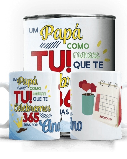 Caneca Dia do Pai "Um Papá como Tu!" - Bee my Gift