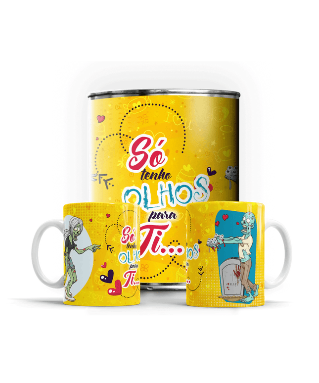Caneca em Lata Dia dos Namorados - Bee my Gift
