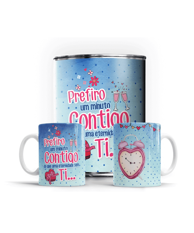 Caneca em Lata Dia dos Namorados - Bee my Gift
