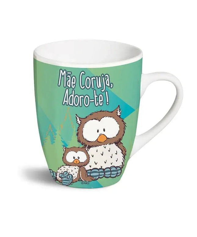 Caneca "Mãe Coruja, Adoro - te!" - Bee my Gift