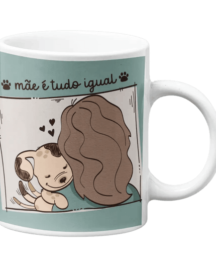 Caneca Mãe é Tudo Igual - Bee my Gift