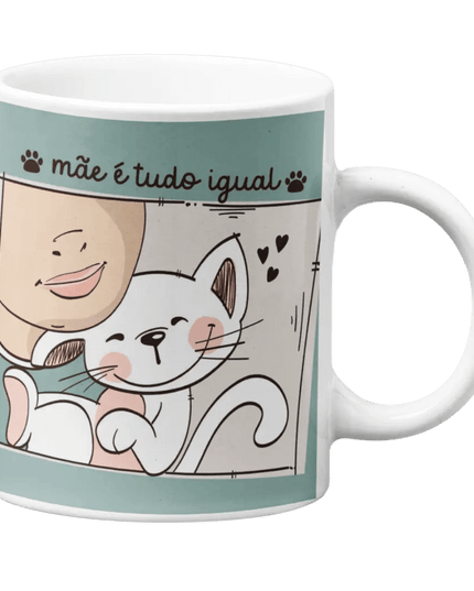 Caneca Mãe é Tudo Igual - Bee my Gift