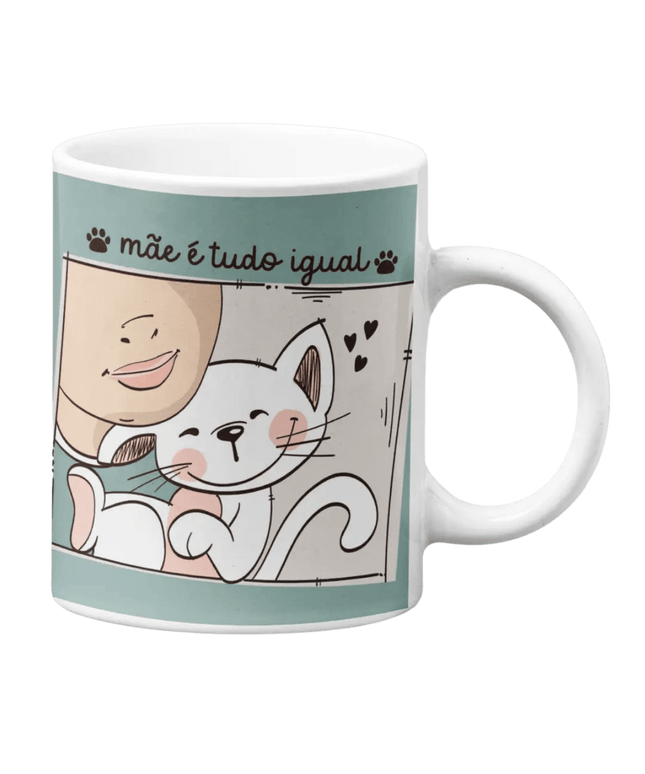Caneca Mãe é Tudo Igual - Bee my Gift