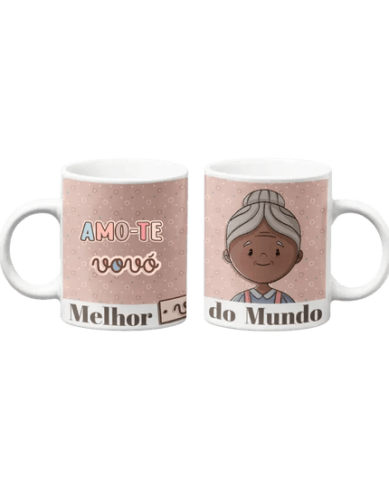 Caneca Melhor Avó do Mundo - Bee my Gift