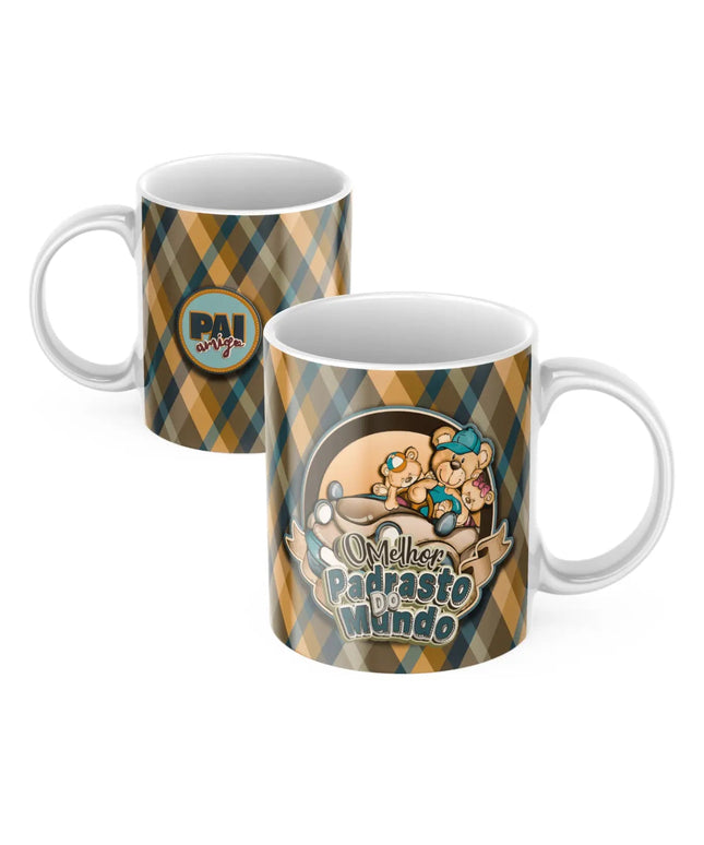 Caneca Melhor Padrasto - Bee my Gift