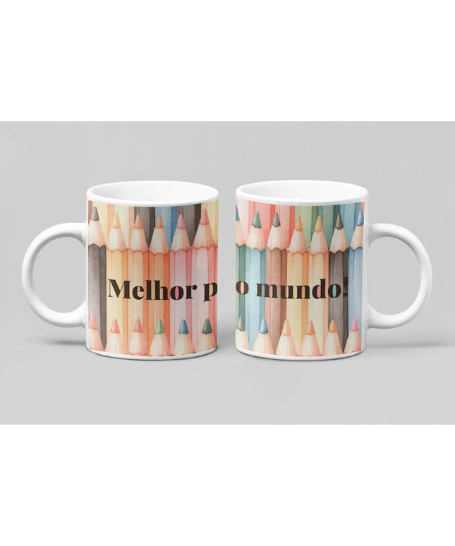 Caneca Melhor Professor do Mundo - Bee my Gift
