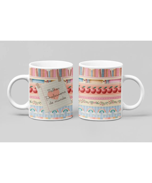 Caneca Melhor Professora do Mundo - Bee my Gift