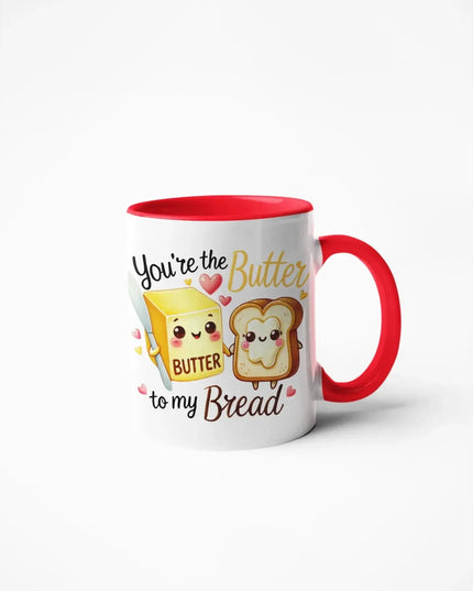 Caneca Namorados Butter & Bread - Bee my Gift